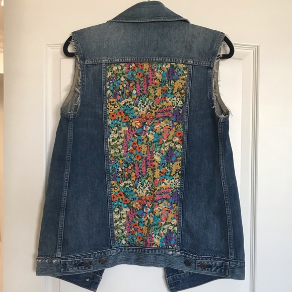 liberty blues denim vest